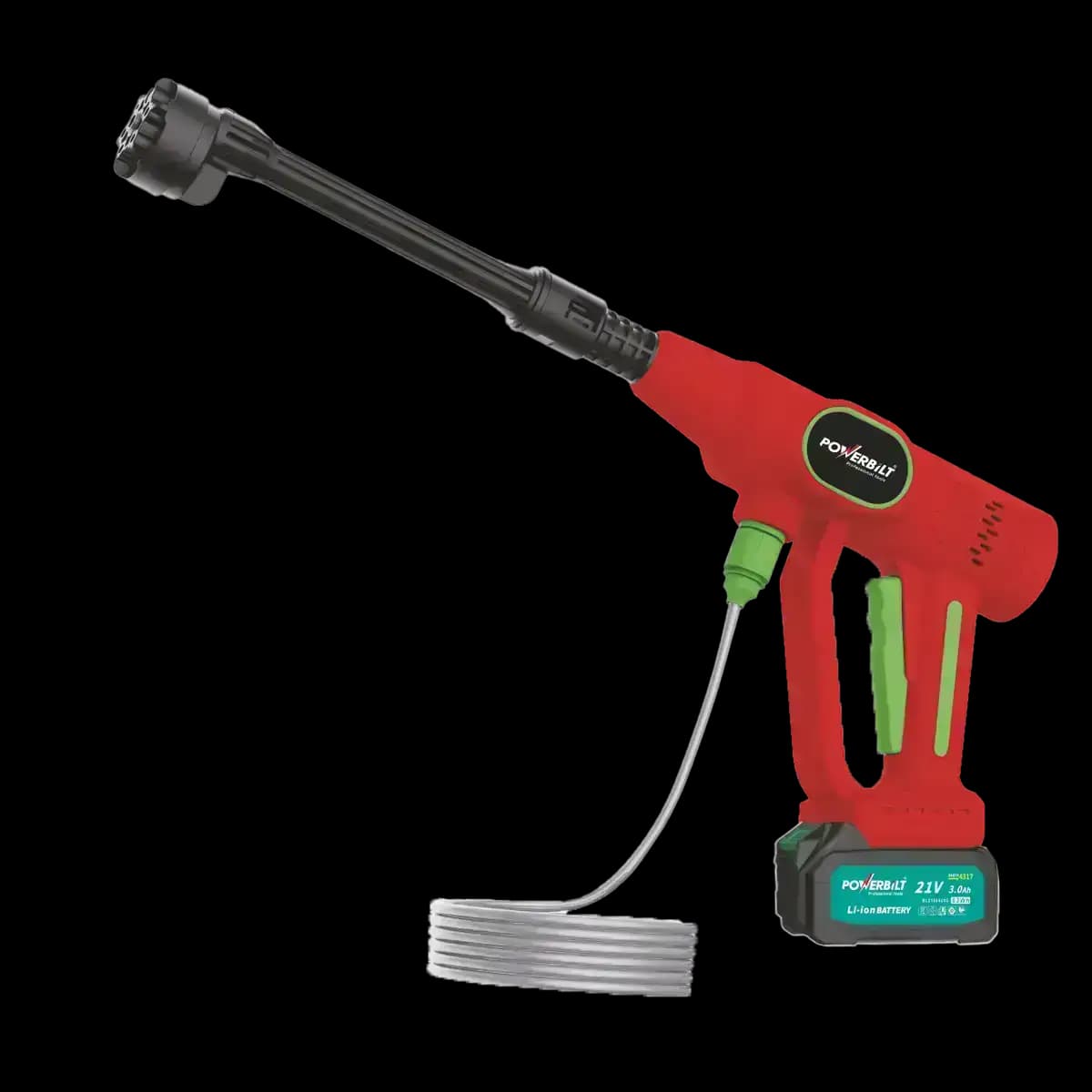 Powerbilt 21V Cordless Pressure Car Washer 1.0-1.6 MPA | PBT-CBL21V-PW04